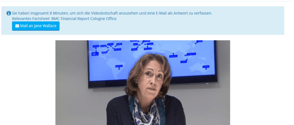 Chefin im Online Assesment